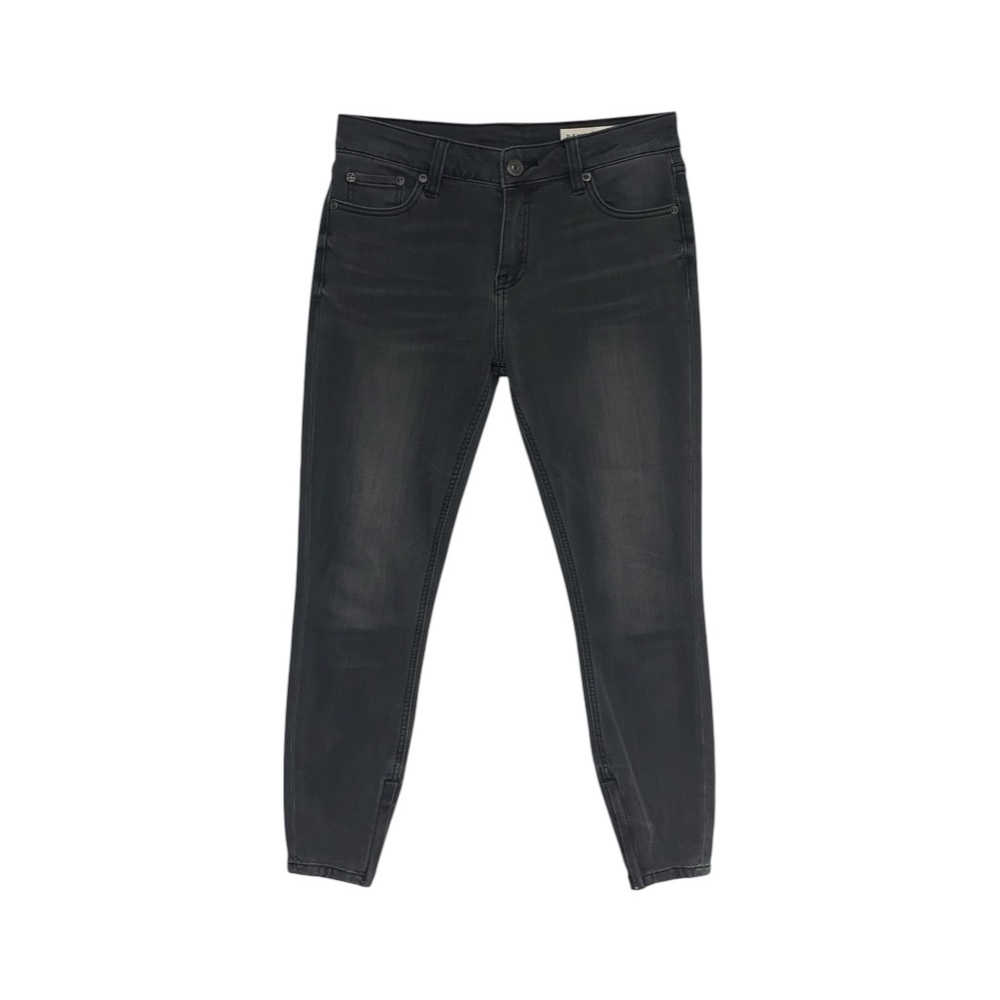 Pistola Jeans Women’s Size 28 Black Wash Denim Faded Skinny Ankle Zipper